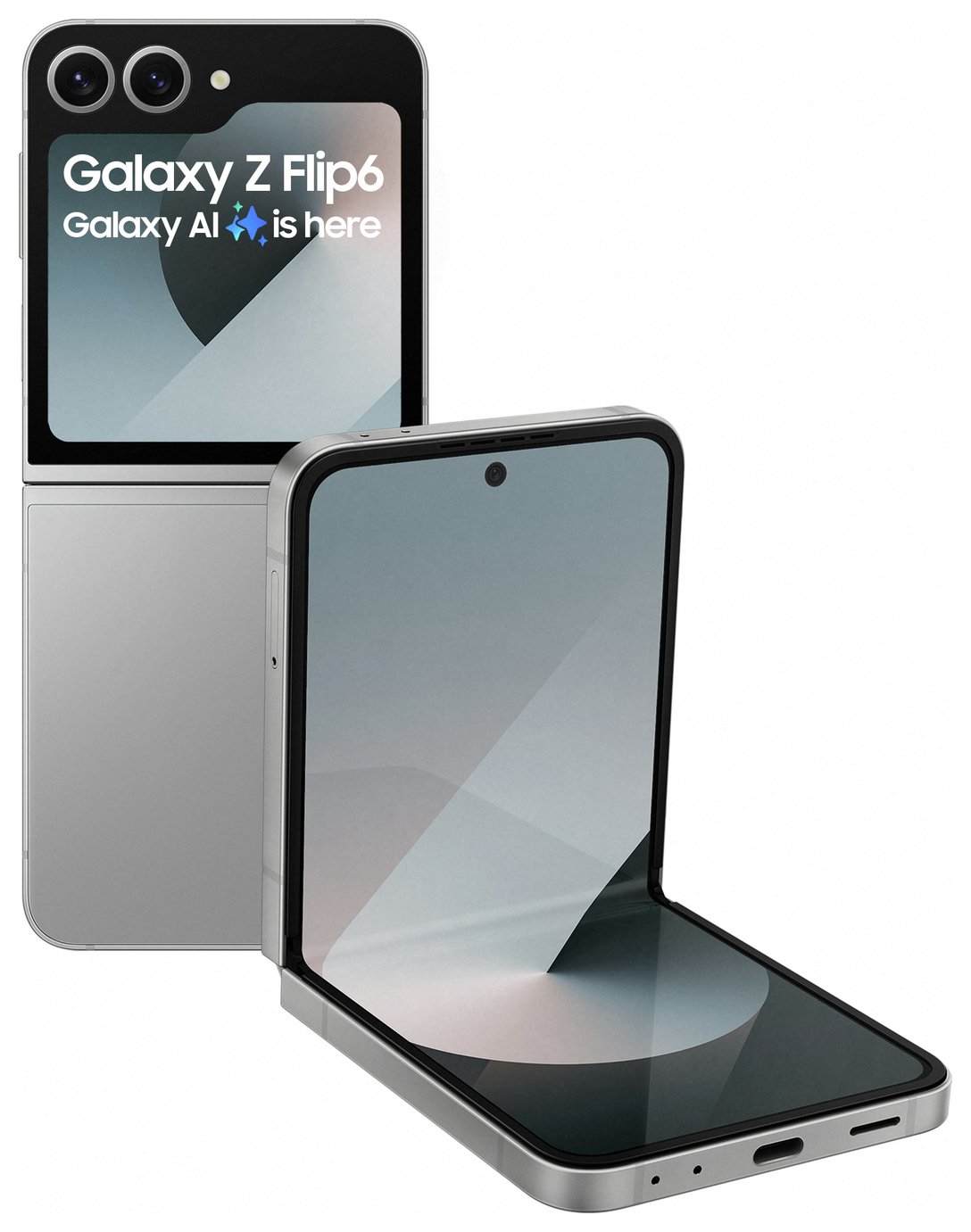 SIM Free Samsung Galaxy Z Flip6 5G 256GB AI Phone - Grey