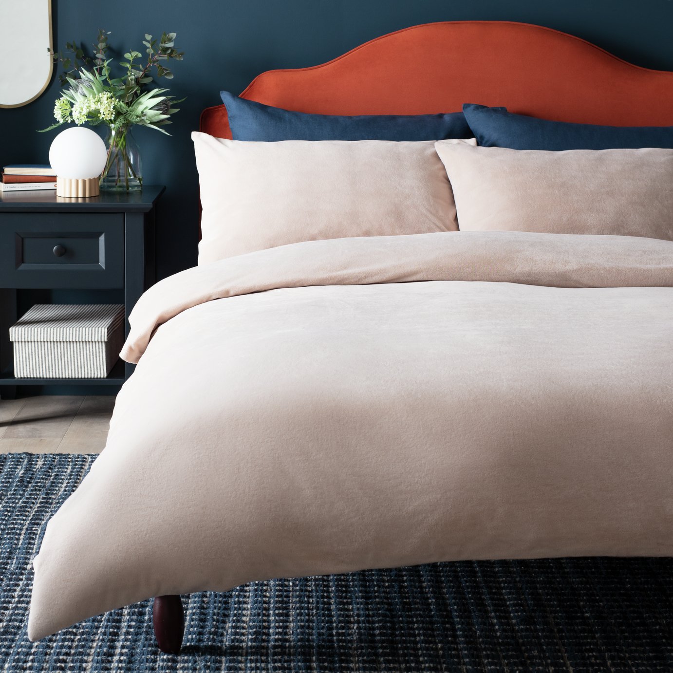 Habitat Slinky Fleece Champagne Bedding Set - Superking