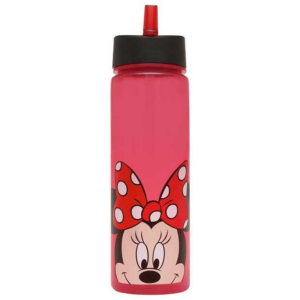 Zak Designs Disney Minnie One Touch Button Water Bottles with