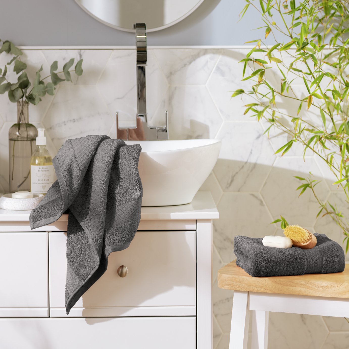 Habitat Hygro Anti Microbial Hand Towel 