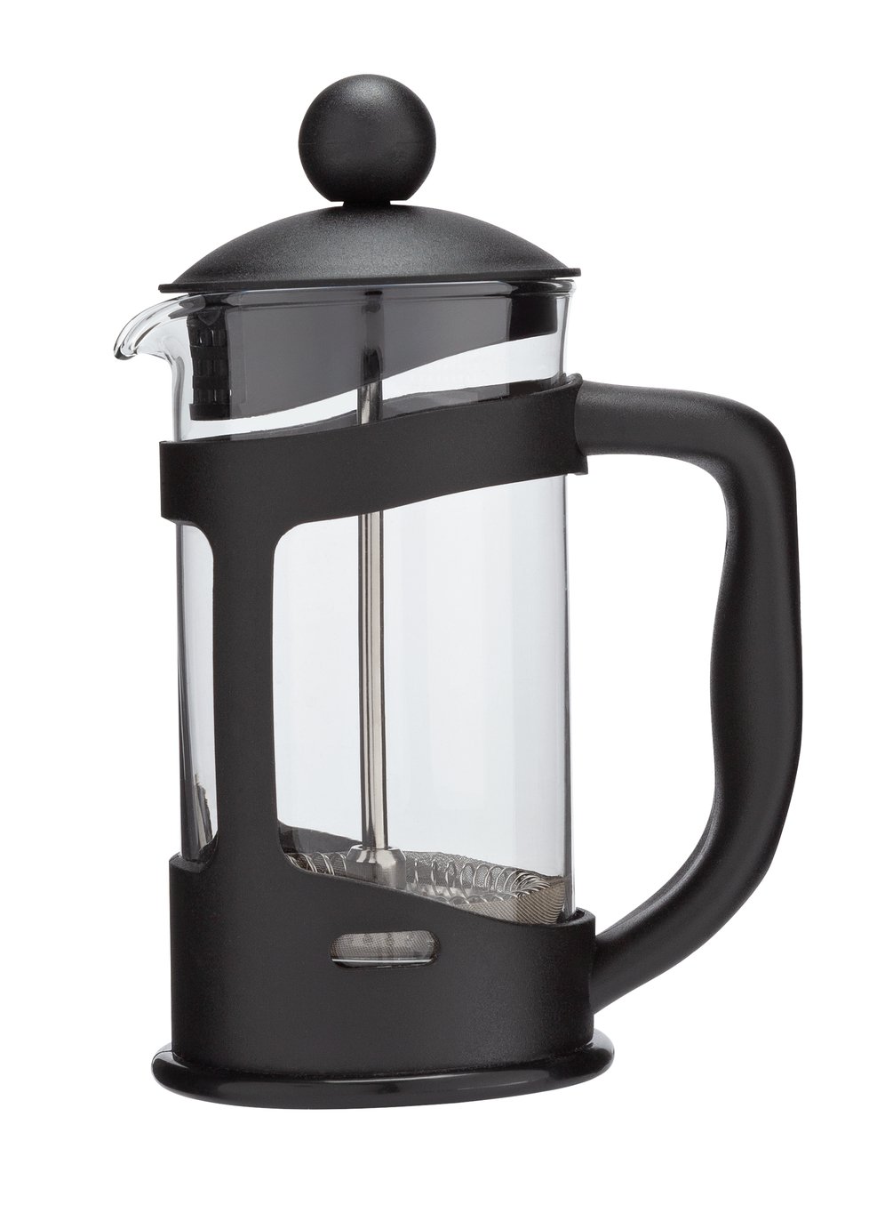 Habitat 3 Cup Plastic 350ml Cafetiere - Black