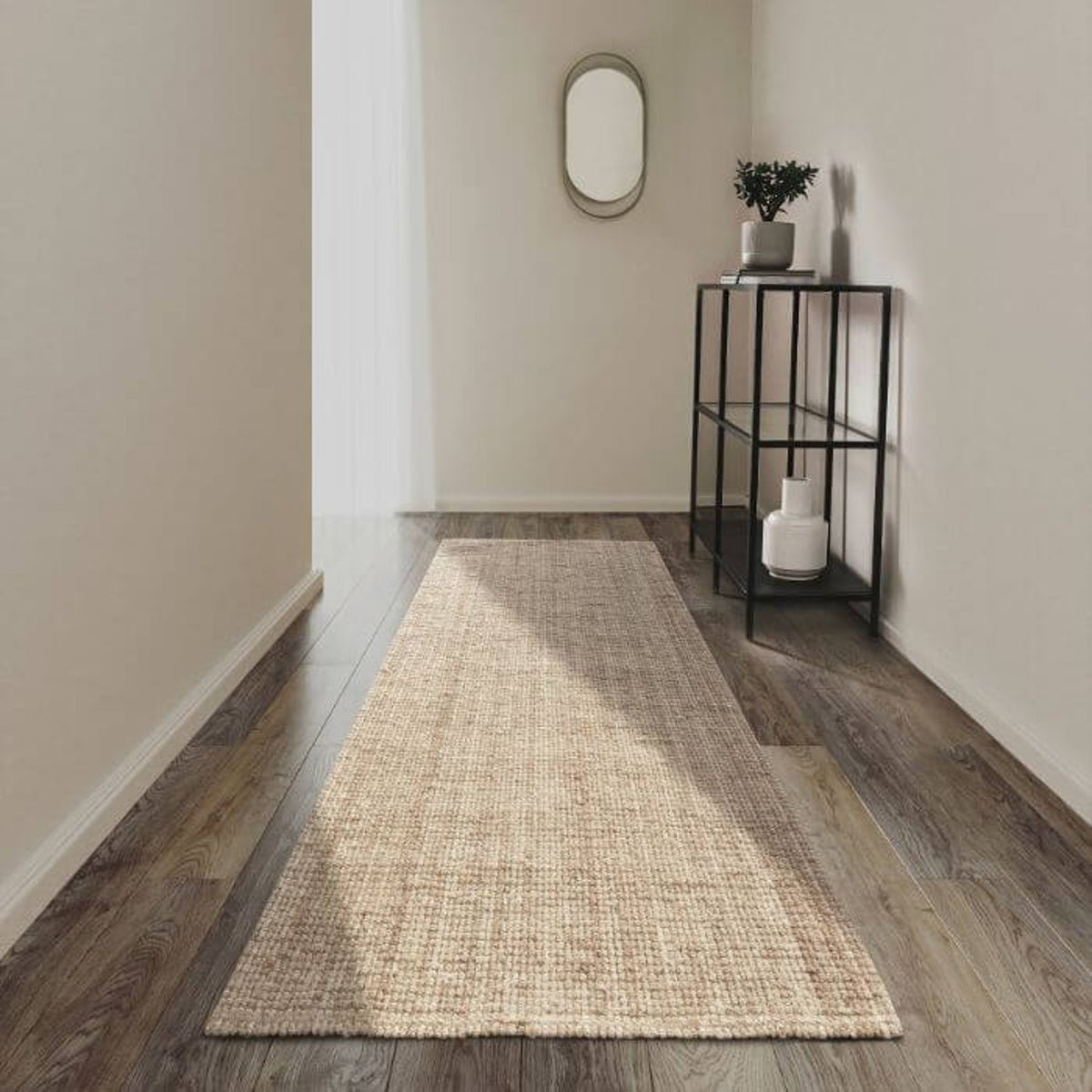Villeroy & Boch Cream 1791 Rosalie Jute Runner Rug - 80 x 200cm