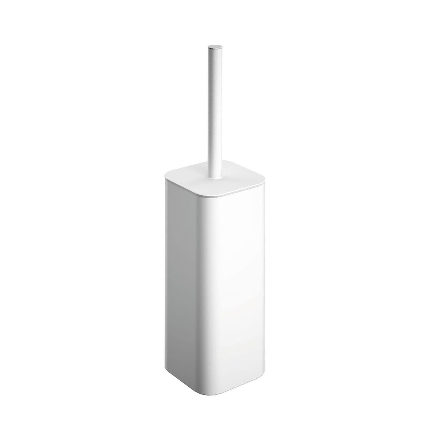 Cosmic Nea Toilet Brush & Holder - Matt White