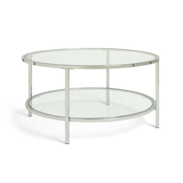 Buy Habitat Boutique Round Coffee Table Silver Argos