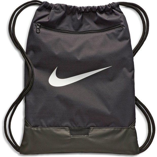 Buy Nike Brasilia Gym Sack Black Gym Bags Argos