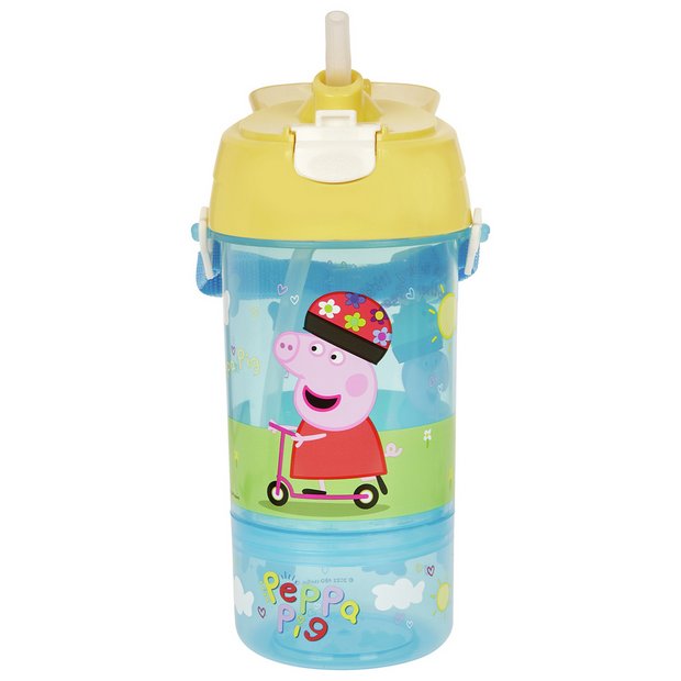 Tritan children's bottle PEPPA PIG, 620 ml., Pink