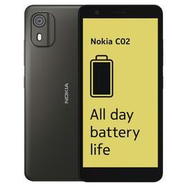 SIM Free Nokia C02 32GB Mobile Phone - Charcoal
