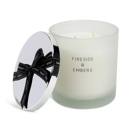 Habitat Large Candle with Lid - Fireside & Embers