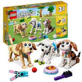 Buy LEGO Creator 3 in 1 Adorable Dogs Animal Figures Toys 31137 LEGO Argos
