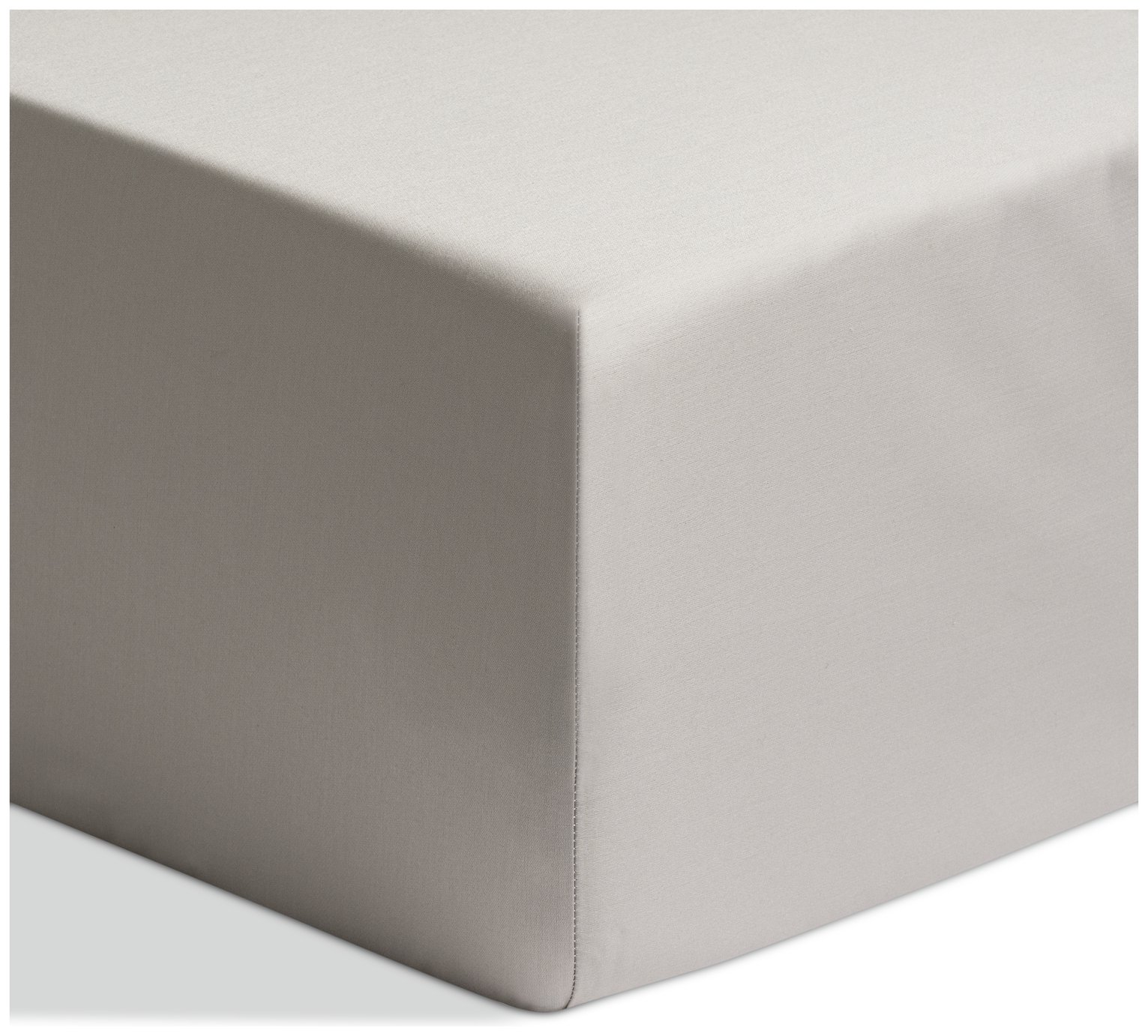 Habitat Cotton 800 TC Extra Deep White Fitted Sheet