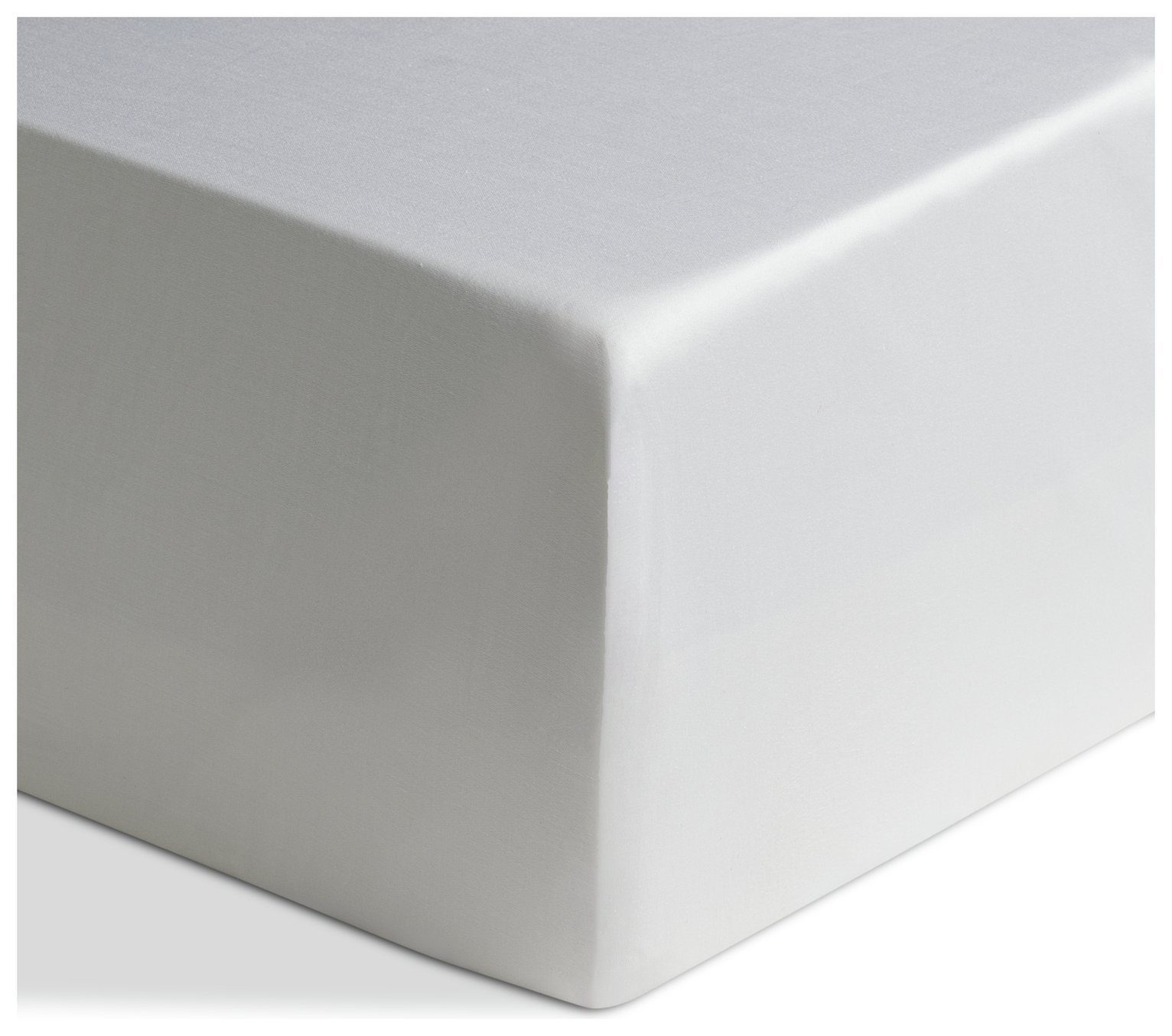 Habitat Cotton 800 TC Extra Deep White Fitted Sheet