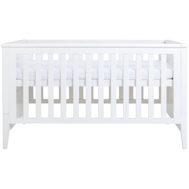 Argos store white cot