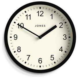 Jones Spin Matte Wall Clock - Black