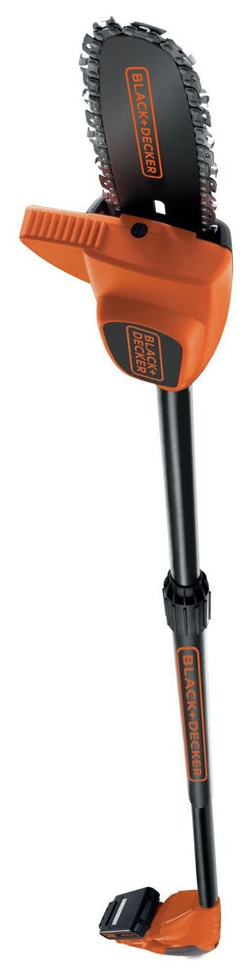 Black + Decker 20cm Cordless Pole Saw - 18V