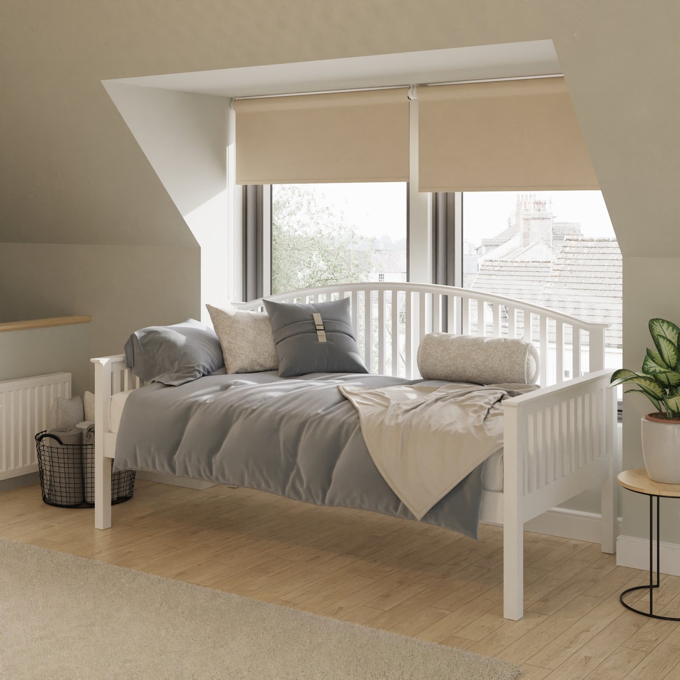 GFW Madrid Day Wooden Bed Frame