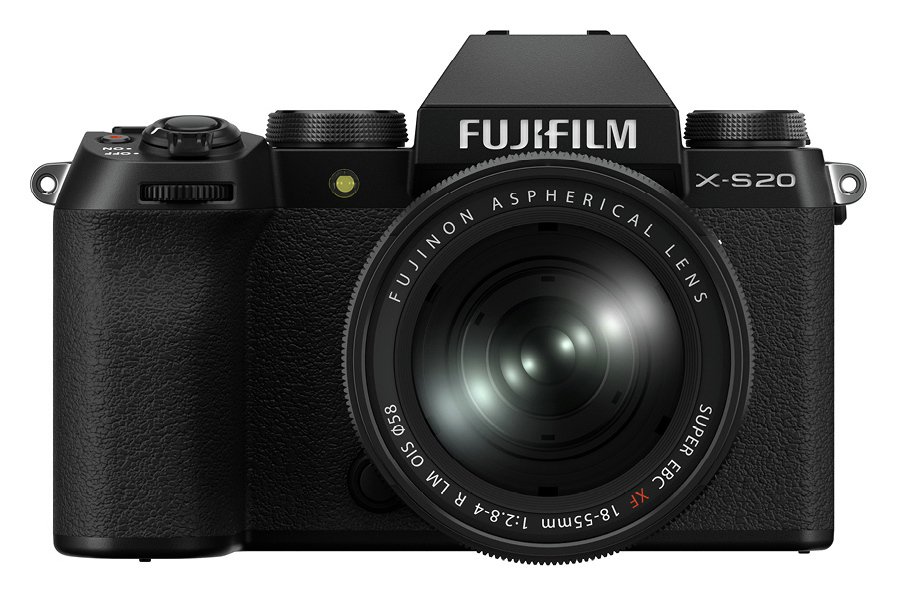 Fujifilm X-S20+XF Mirrorless Camera with 18-55mm - Black