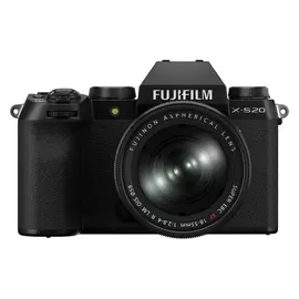 Fujifilm X-S20+XF Mirrorless Camera with 18-55mm - Black