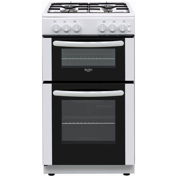 Bush ag56tb 50cm twin deals cavity gas cooker