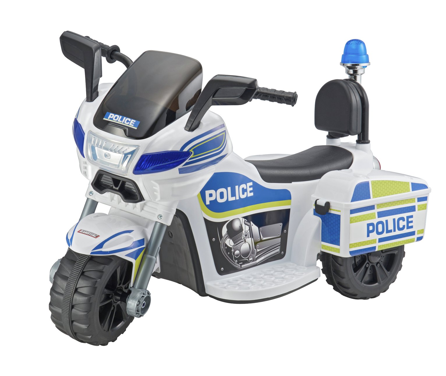 police trike 6v powered ride on