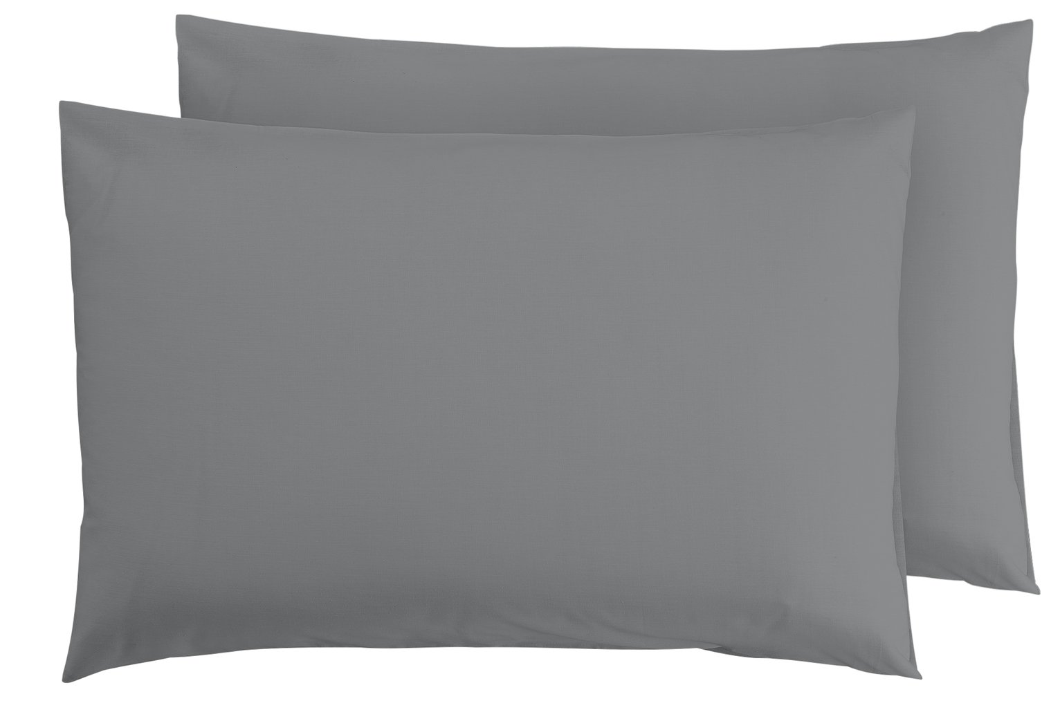 Argos Home Plain Standard Pillowcase Pair