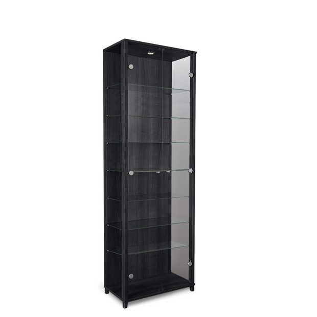 Argos black online cupboard