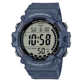 Casio Men's Blue Digital Resin Strap Watch