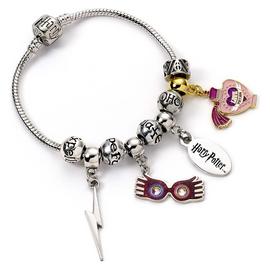 Harry Potter Silver Plated Charm Bracelet