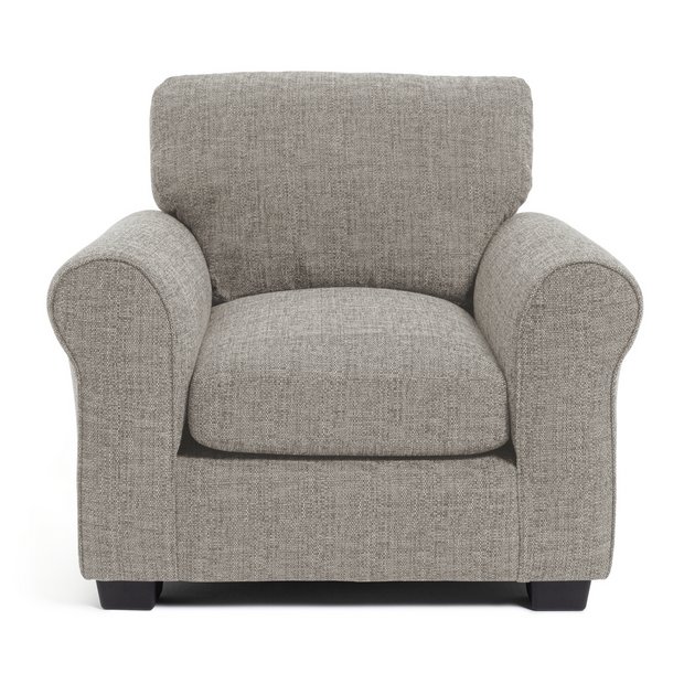 Argos grey online armchair