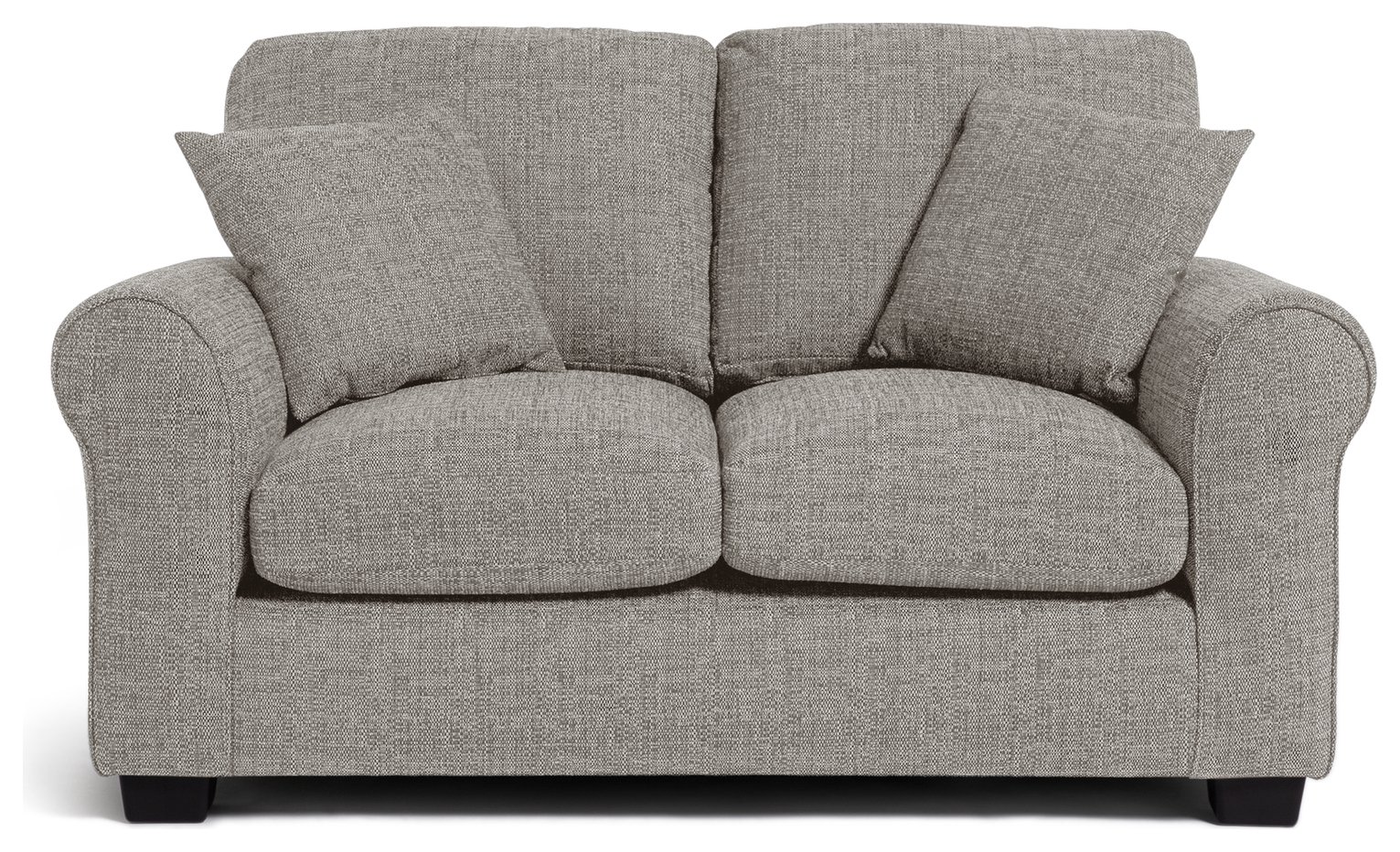 Argos Home Lisbon Fabric 2 Seater Sofa - Grey