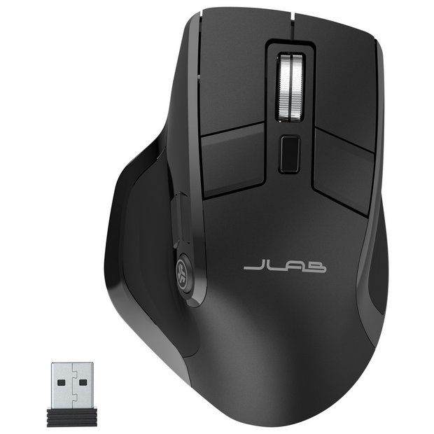 rand vermogen Pakistan Buy JLAB Epic Wireless Bluetooth Ergonomic Mouse - Black | Laptop and PC  mice | Argos