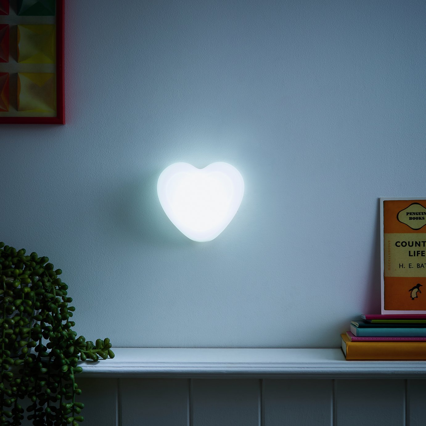 Glow Heart Silicone LED Colour Changing Kids Night Light