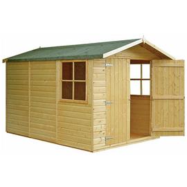 Homewood Guernsey Wooden 7 x 10ft Shiplap Double Door Shed