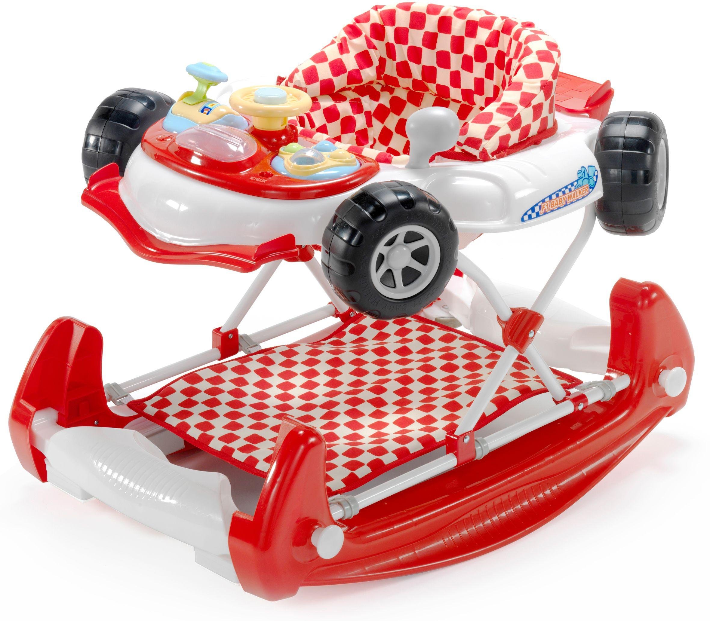 red car baby walker