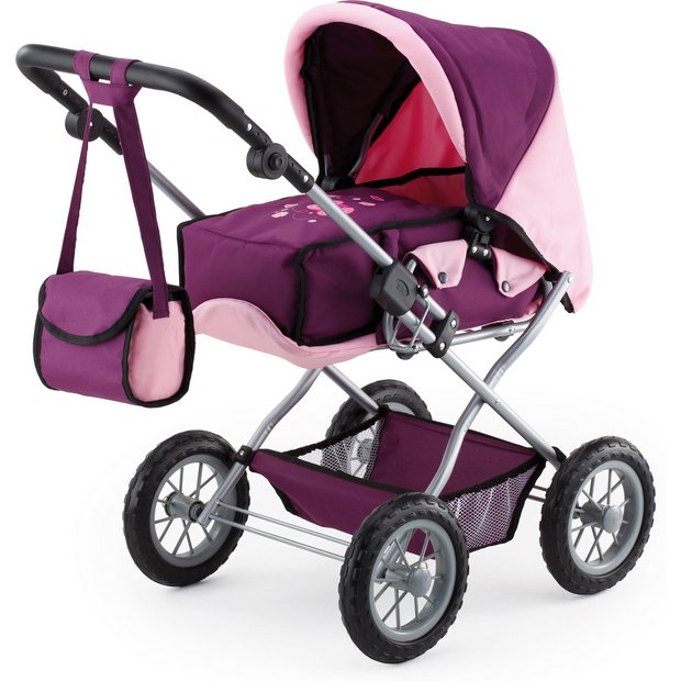 Buy Bayer Combi Grande Doll's Pram - Plum at Argos.co.uk - Your Online ...