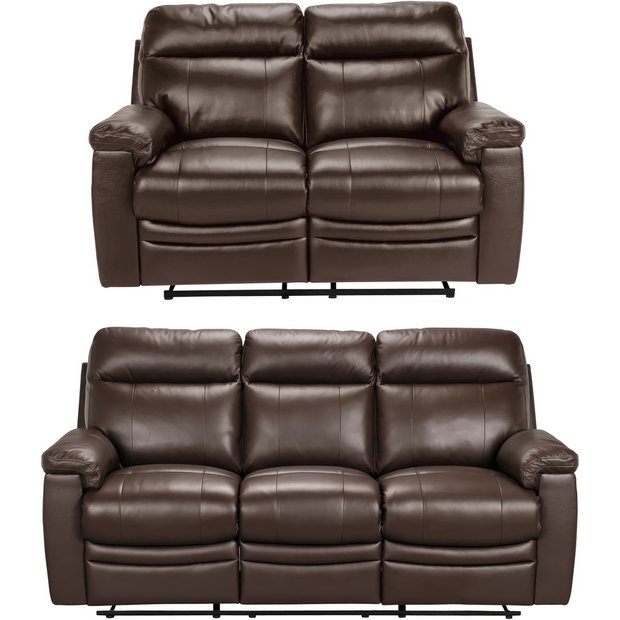 Argos leather sofa deals sets