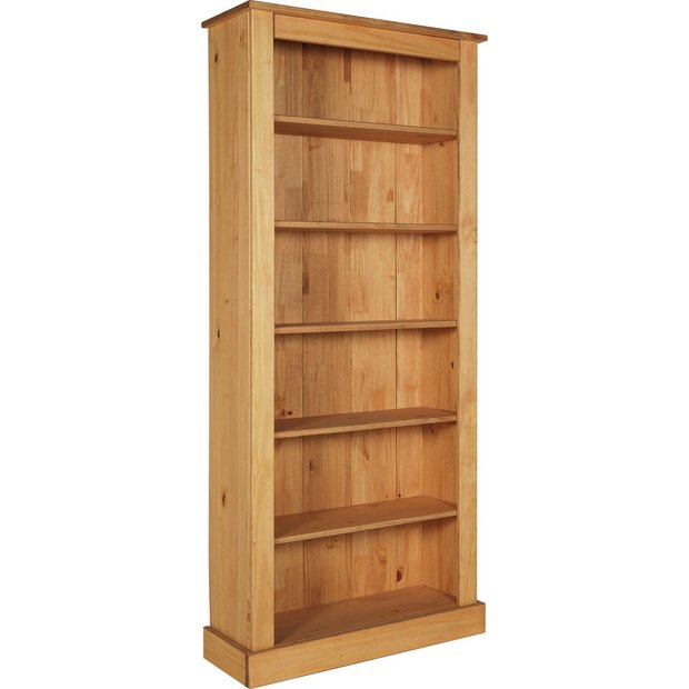Buy Argos Home 5 Shelf Pine Tall Wide Extra Deep Solid Bookcase