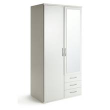 Buy Hygena Atlas 2 Door Tall Wardrobe - White at Argos.co.uk - Your ...