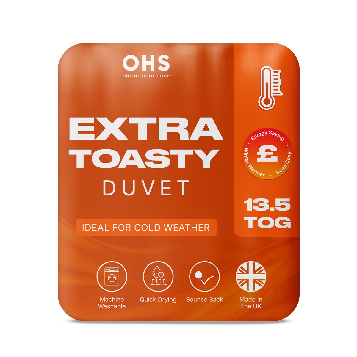 OHS Essentials 13.5 Tog Duvet - King