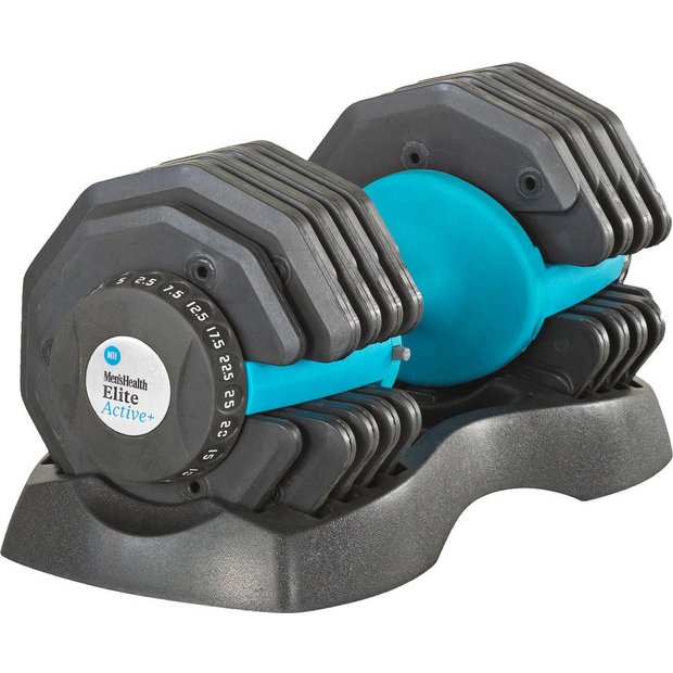 Buy Men's Health Adjustable Dumbbell 25kg - Single | Dumbbells | Argos