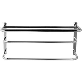 Argos Home 2 Tier Wall Mounted Towel Rail with Shelf 