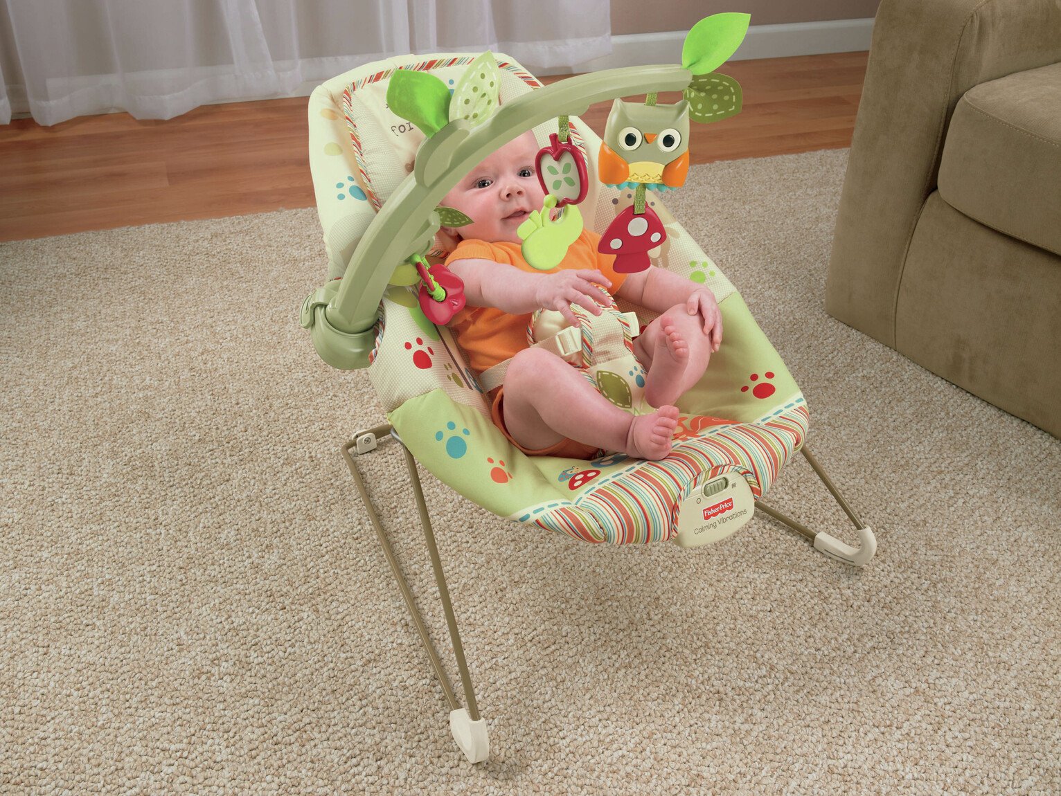 woodland baby bouncer