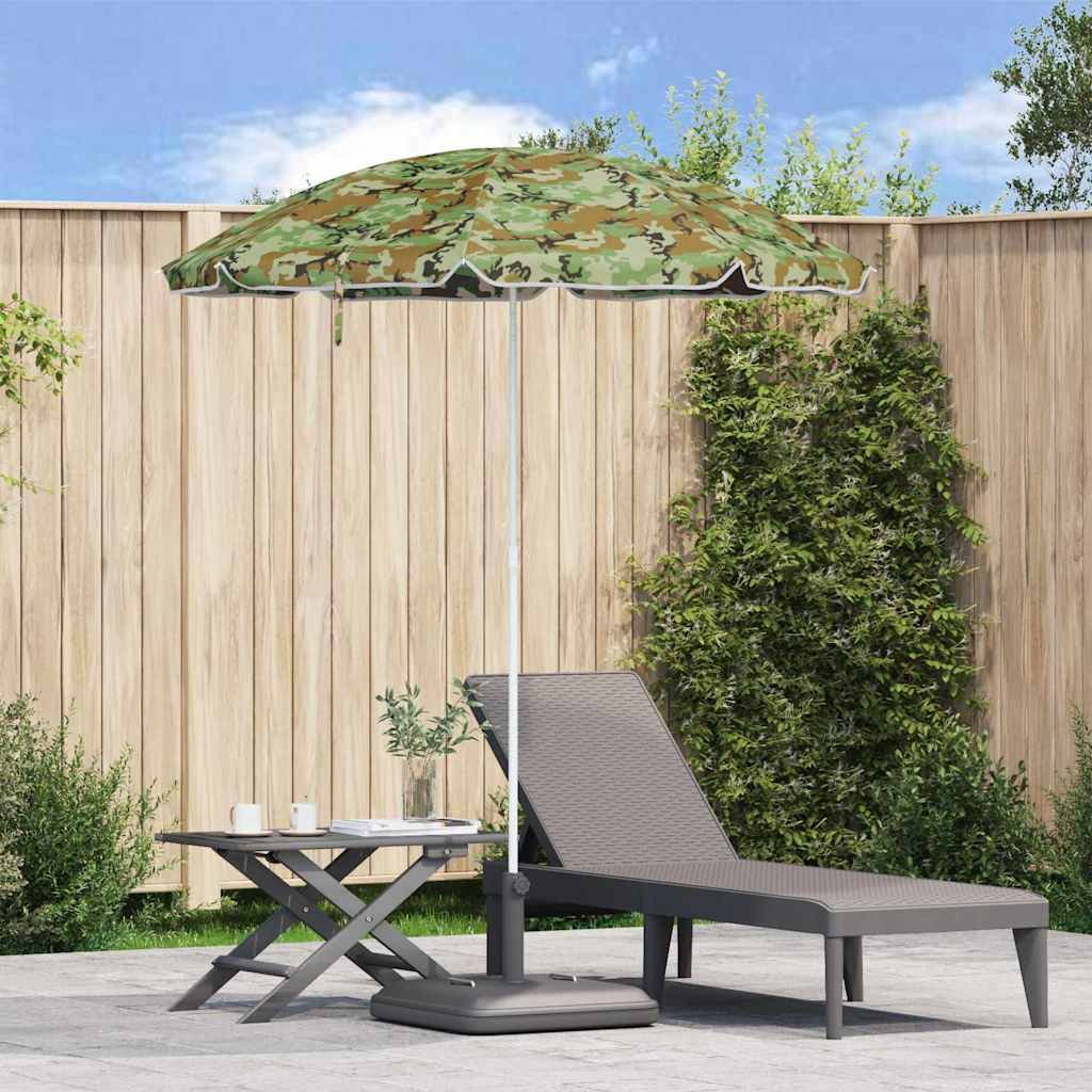 Walplus Polyester Garden Parasol - Camouflage - 180 x 180 cm