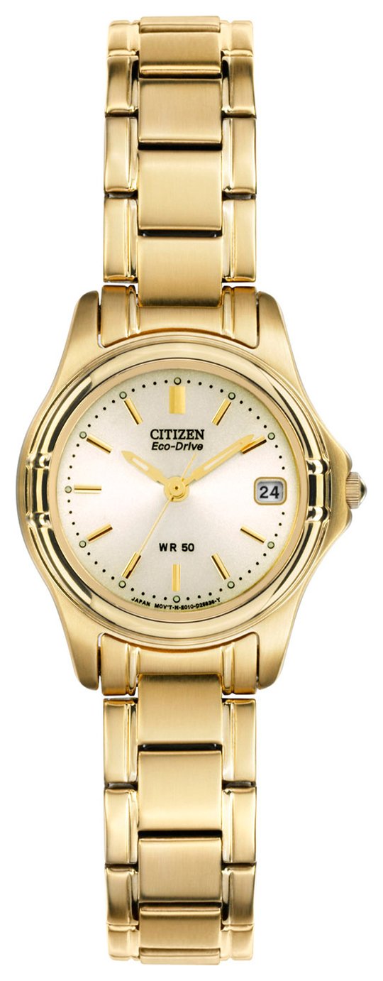 Citizen Ladies Eco-Drive Gold Tone Bracelet Watch
