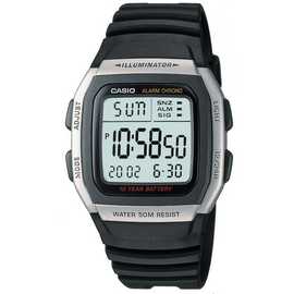 Casio Power LCD Digital Black Resin Strap Watch