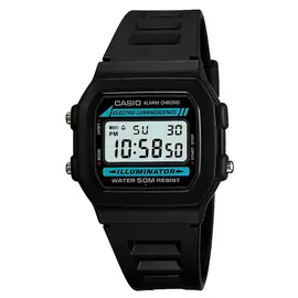 Casio Men's Chronograph Black Resin Strap Watch