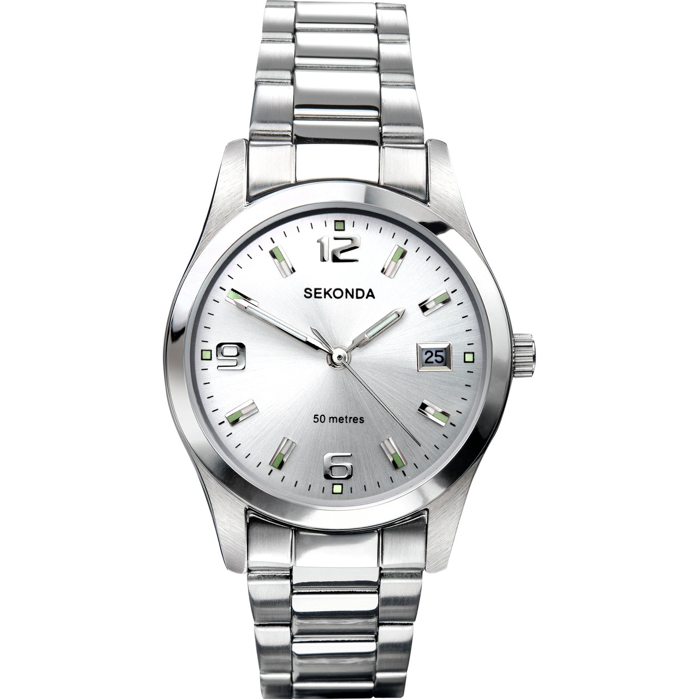 silver watch