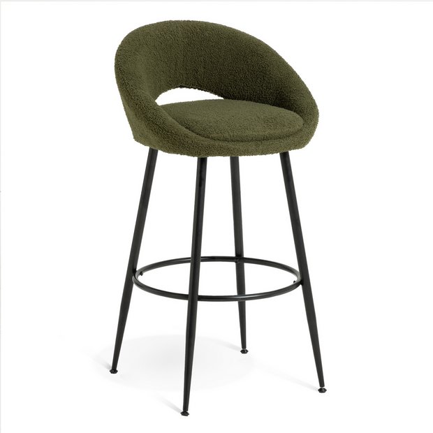 Buy Habitat Hermione Metal Bar Stool Green Bar stools Argos