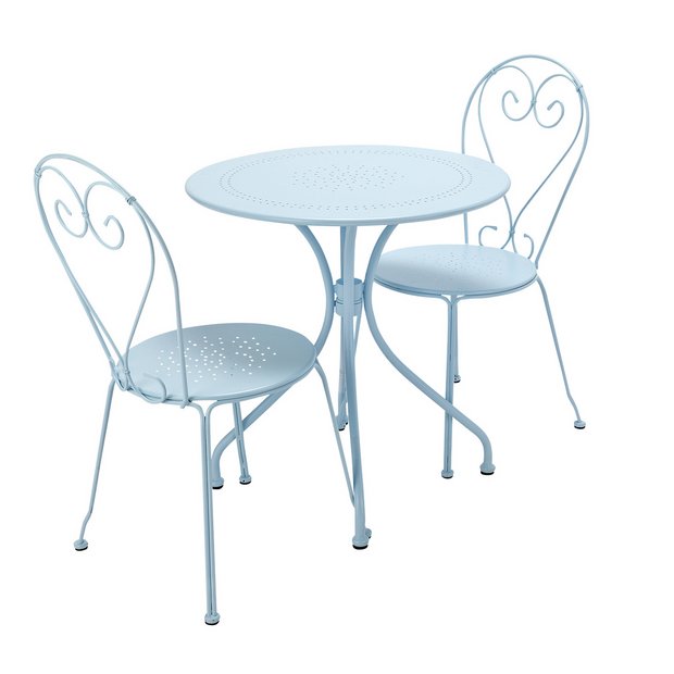 Buy Argos Home Jasmine 2 Seater Bistro Set Light Blue Patio Sets Argos