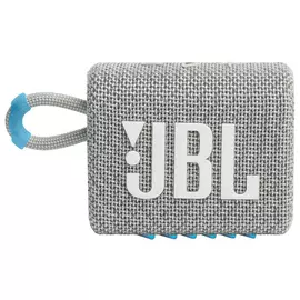 JBL Go 3 Eco Portable Bluetooth Speaker - White