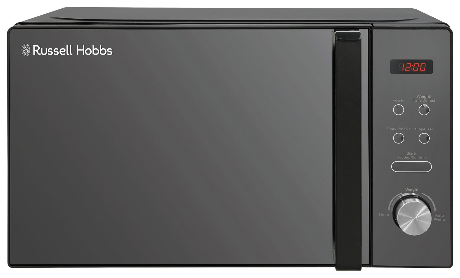 Russell Hobbs 800W Standard Microwave RHM2076B - Black